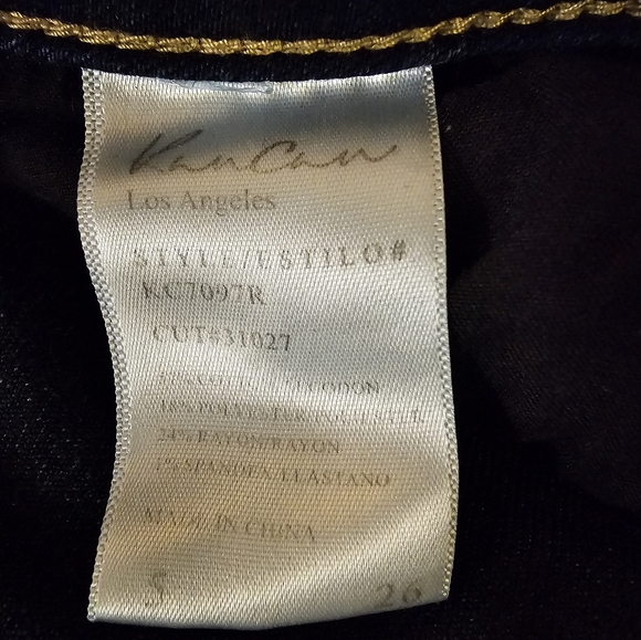 Kancan Double Button Front, women's size 26/5 - Picture 12 of 12